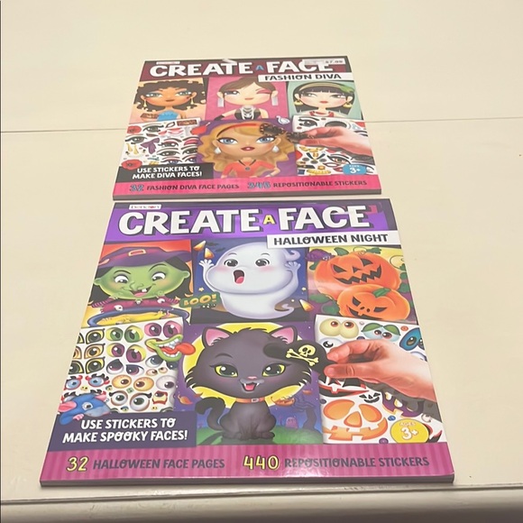 Other | Create A Face Sticker Activity Books | Poshmark